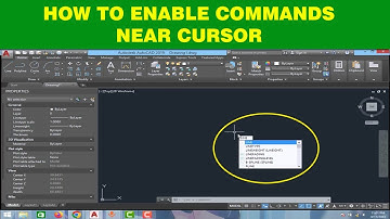 HOW TO ENABLE COMMANDS NEAR CURSOR