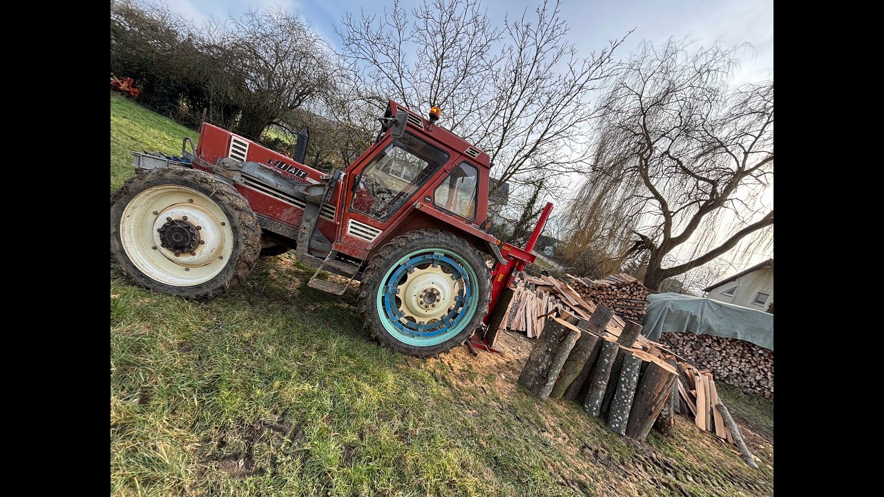 Bois de chauffage de la forêt au tas