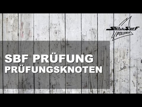 Sportbootführerschein Prüfungsknoten | Aufschiessen einer Leine
