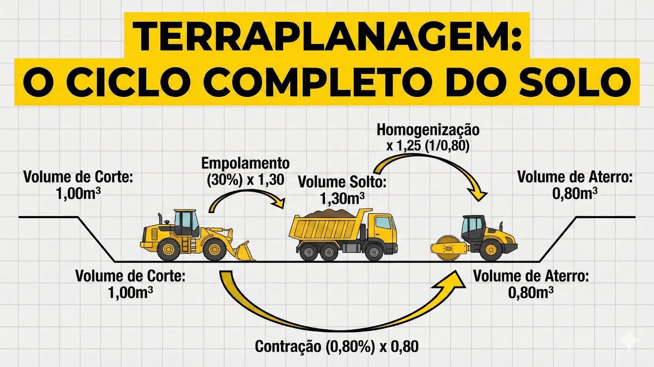Como Calcular Volume de Corte e Aterro: Passo a Passo com Exemplo