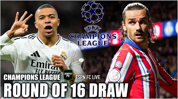 Champions League Round of 16 Draw [FULL REACTION] | ESPN FC