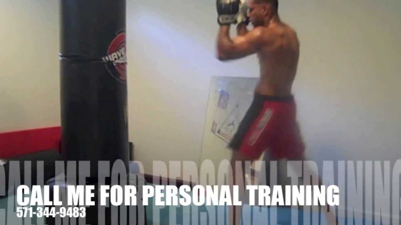 Umaer Haq training On the Bag