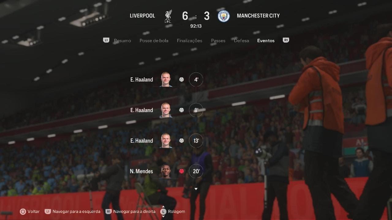 Fifa Vip FIFAVIP 20ª Temporada - Liga 1° Turno R02 - Liverpool FC 6x3 Manchester ...