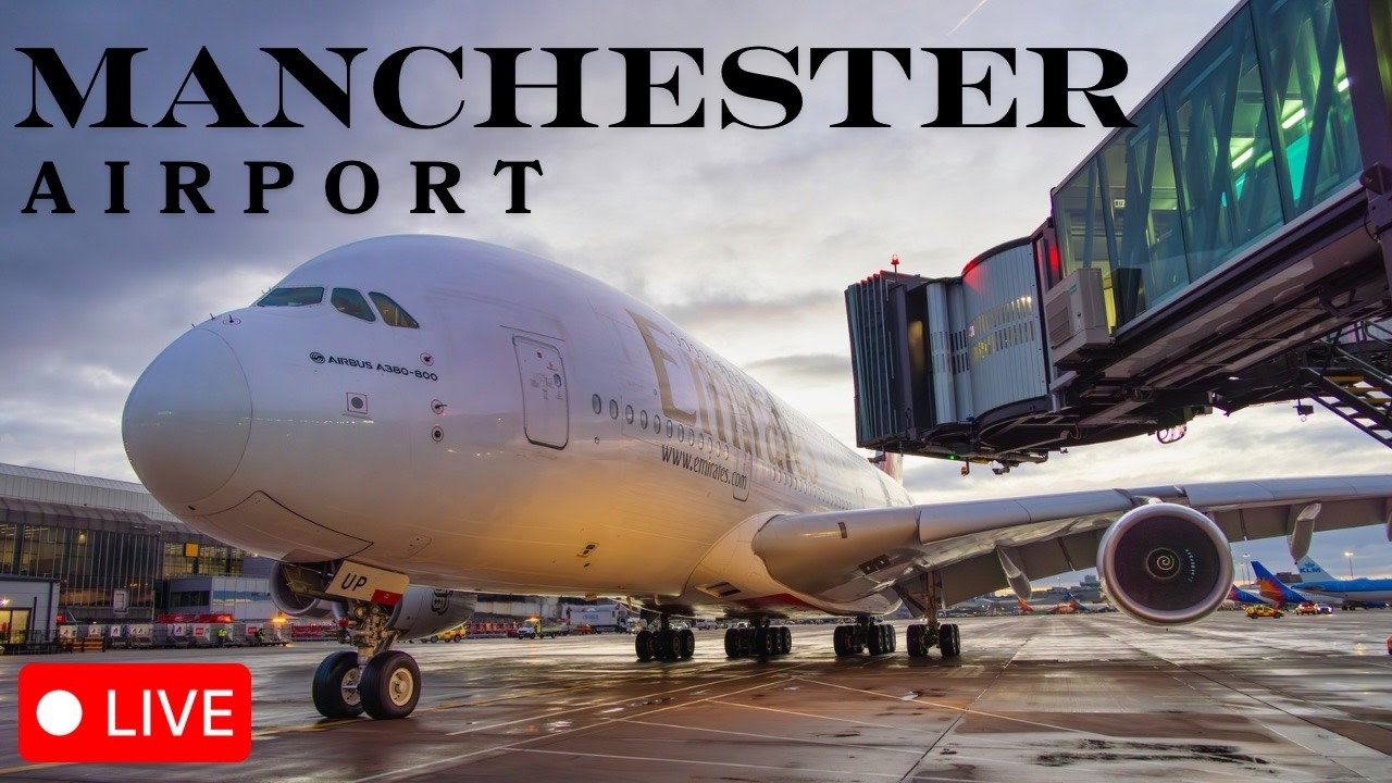 🔴 LIVE Manchester Airport Plane Spotting  | Heavy Arrivals & Departures! 🛫