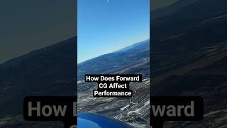 How does a forward CG affect performance?