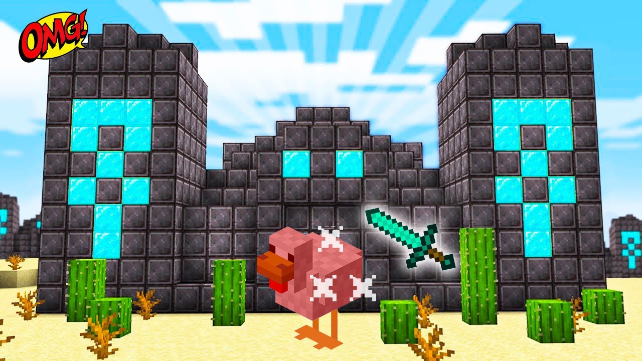 Minecraft But Killing Mobs Spawn Op Structures - YouTube