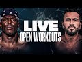 KSI VS. JOE FOURNIER | MISFITS x DAZN X 007 OPEN WORKOUTS LIVESTREAM