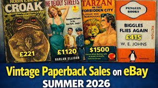 Incredible - VINTAGE - Paperback Sales - On eBay - Summer 2026 - A Hot Market!