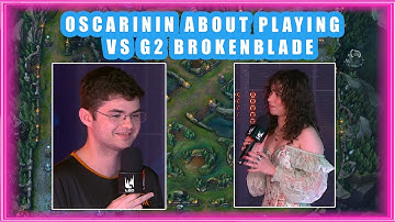 FNC Oscarinin About Playing vs G2 BrokenBlade 👀