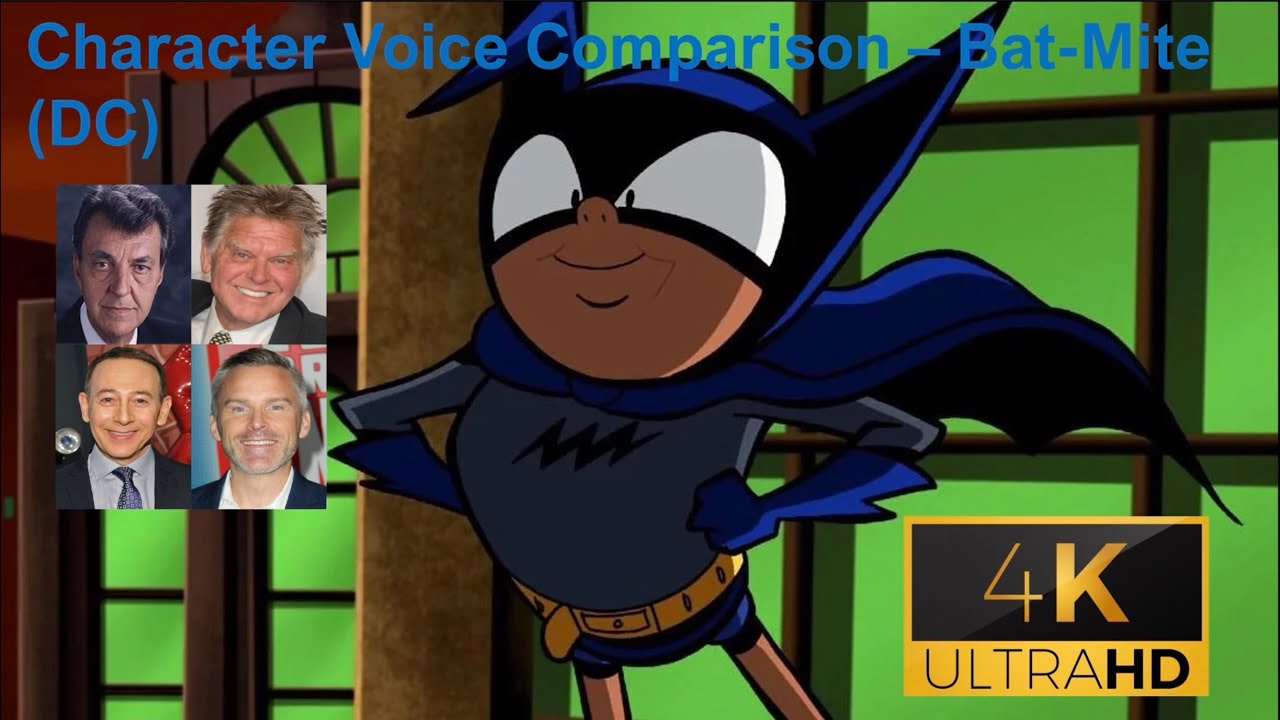 Character Voice Comparison BatMite (DC) YouTube