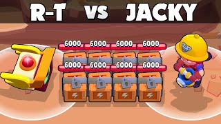 R-T vs JACKY | Brawl Stars