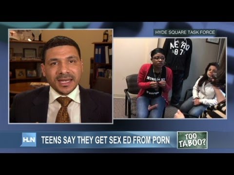 Teens getting sex ed by watching porn