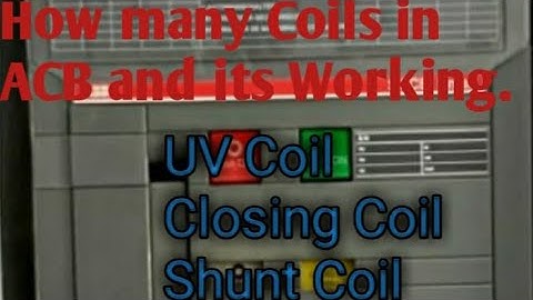 What is ACB, Air circuit breaker coils, ACB Coil and it