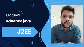 Lecture 1: J2EE architecture and it