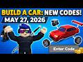 HOW TO PLAY! 🏎️ CREATE A CAR ROBLOX: ALPHA MASTERY UPDATE + NEW CODES [MAY 27]