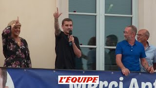 Griezmann a salué ses fans à Mâcon - Foot - CM 2018
