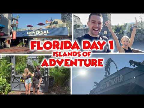 FLORIDA DAY 1  |  ISLANDS OF ADVENTURE  |  EARLY PARK ENTRY, VELOCICOASTER, AVENTURA HOTEL & MORE !!