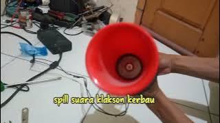 suara klakson kerbau