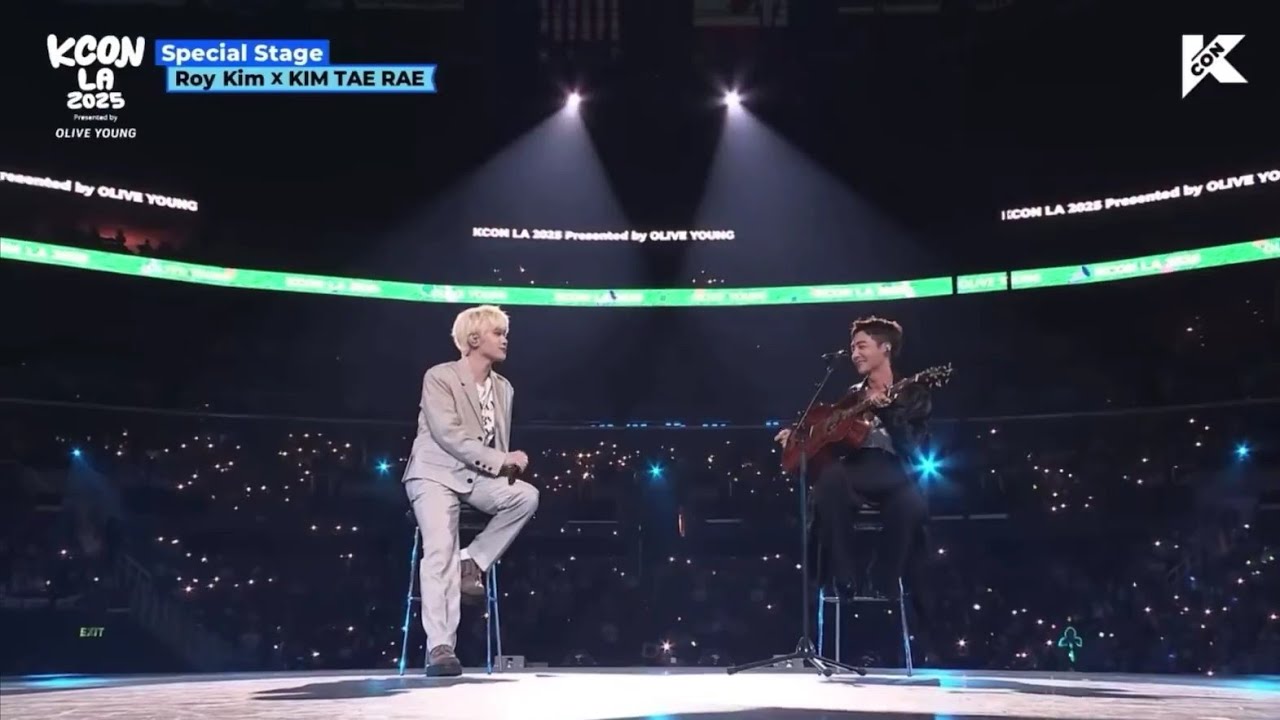Roy Kim X KIM TAE RAE Performing Everglow at KCON LA