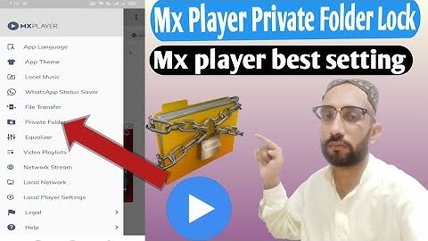 Mx Player Folder Lock// lock your video// max player adding video/ how to hide video for mx player