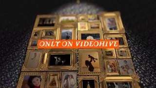 Golden Frames Photo Gallery Kit | After Efects Project Files screenshot 1