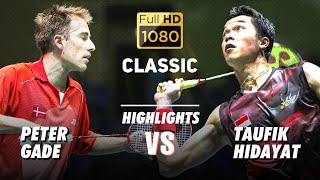 Taufik Hidayat vs Peter Gade | 2009 French Open Highlights