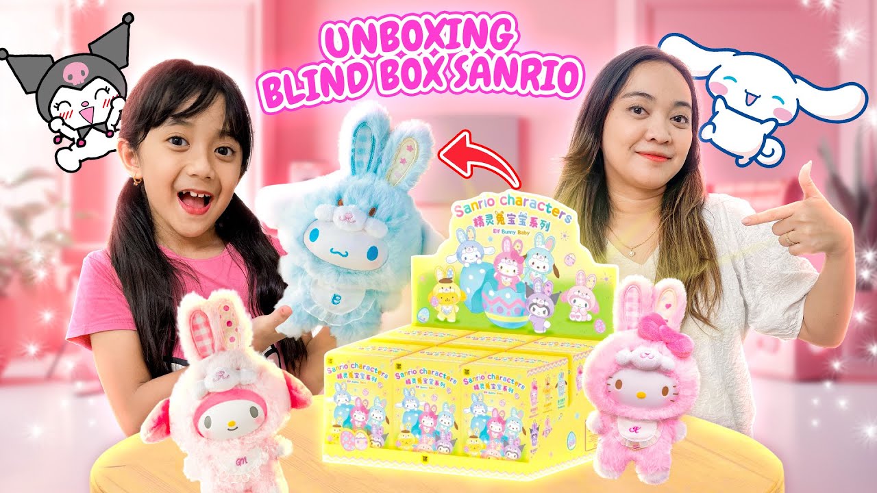 UNBOXING BLINDBOX SANRIO 😍 MAMA BORONG KHUSUS BUAT SAMANTHA & AUDREY VLOG A DAY IN MY LIFE