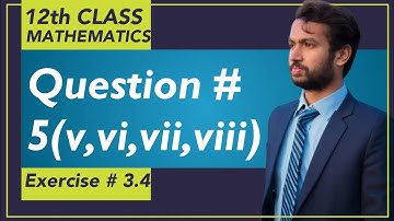 Exercise # 3.4 [Part 8/8] || Integration Chapter # 3 - Lec# 25 || 2nd Year Mathematics