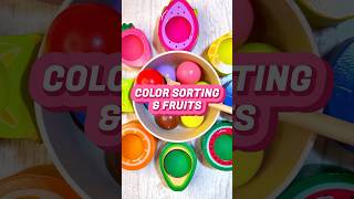 Color & Fruits Sorting Game for Toddlers | Educational Activities for Toddlers #shorts screenshot 4