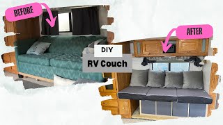 RV Couch Rennovation | DIY Trailer Couch