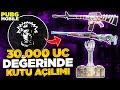 30.000 UC DEĞERİNDE KUTU AÇILIMI!! (YENİ M16A4 ÇARKI) / PUBG MOBİLE