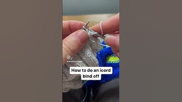 Knit an icord bind off with me