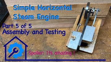 Simple Horizontal Steam Engine 5 - It Works!