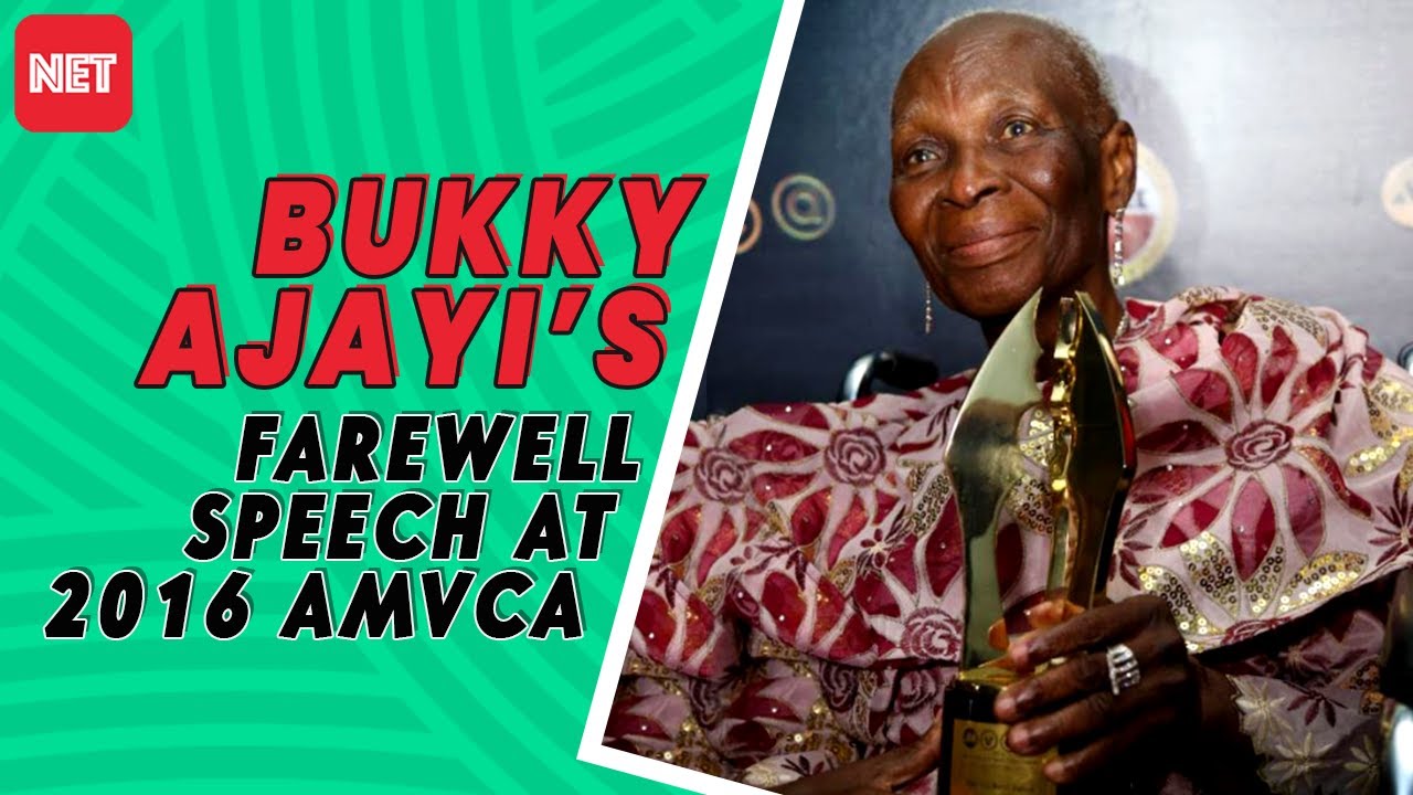 Bukky Ajayis last AMVCA Appearance and farewell speech at 2016 AMVCA