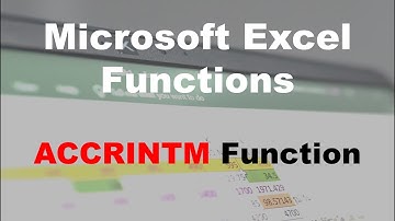 ACCRINTM Function