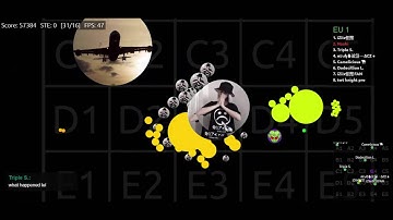 Agar.io - Realtime splitrunning (smooth af)