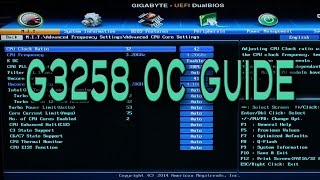 Gigabyte B85M / Pentium G3258 Uncut Overclock Tutorial For Beginners