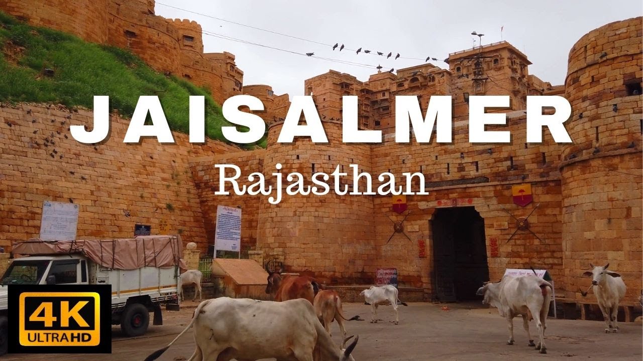 4K Walking Early Morning in Jaisalmer, Rajasthan - India Walking Tour