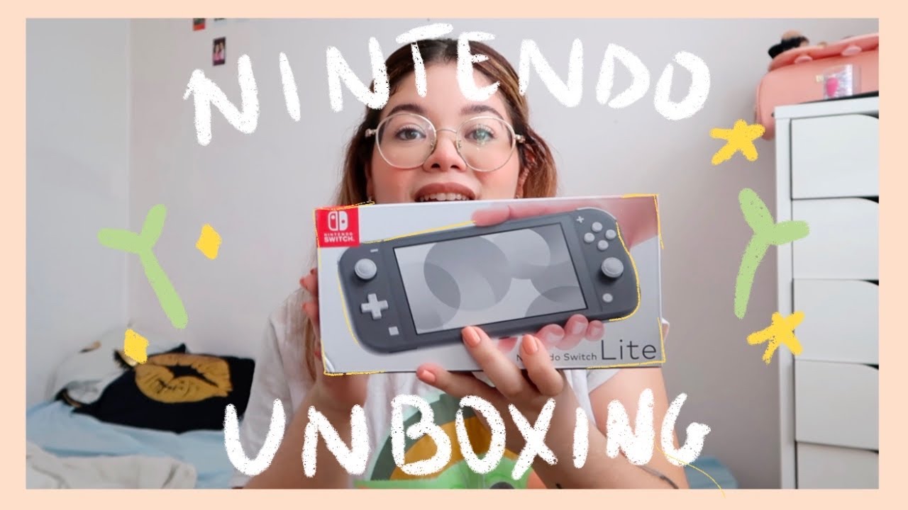 🌱 NINTENDO SWITCH LITE UNBOXING + Animal Crossing Intro 🌱 - YouTube