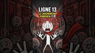 POV : La ligne 13 = LE cauchemar parisien 🚇💀 #shorts