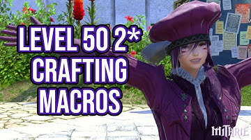 FFXIV 3.0 0746 Simple Crafting Macro 50 (2 Star)