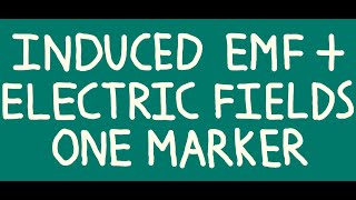 Induced EMF & Electric Fields - Worked Example - A-level Physics