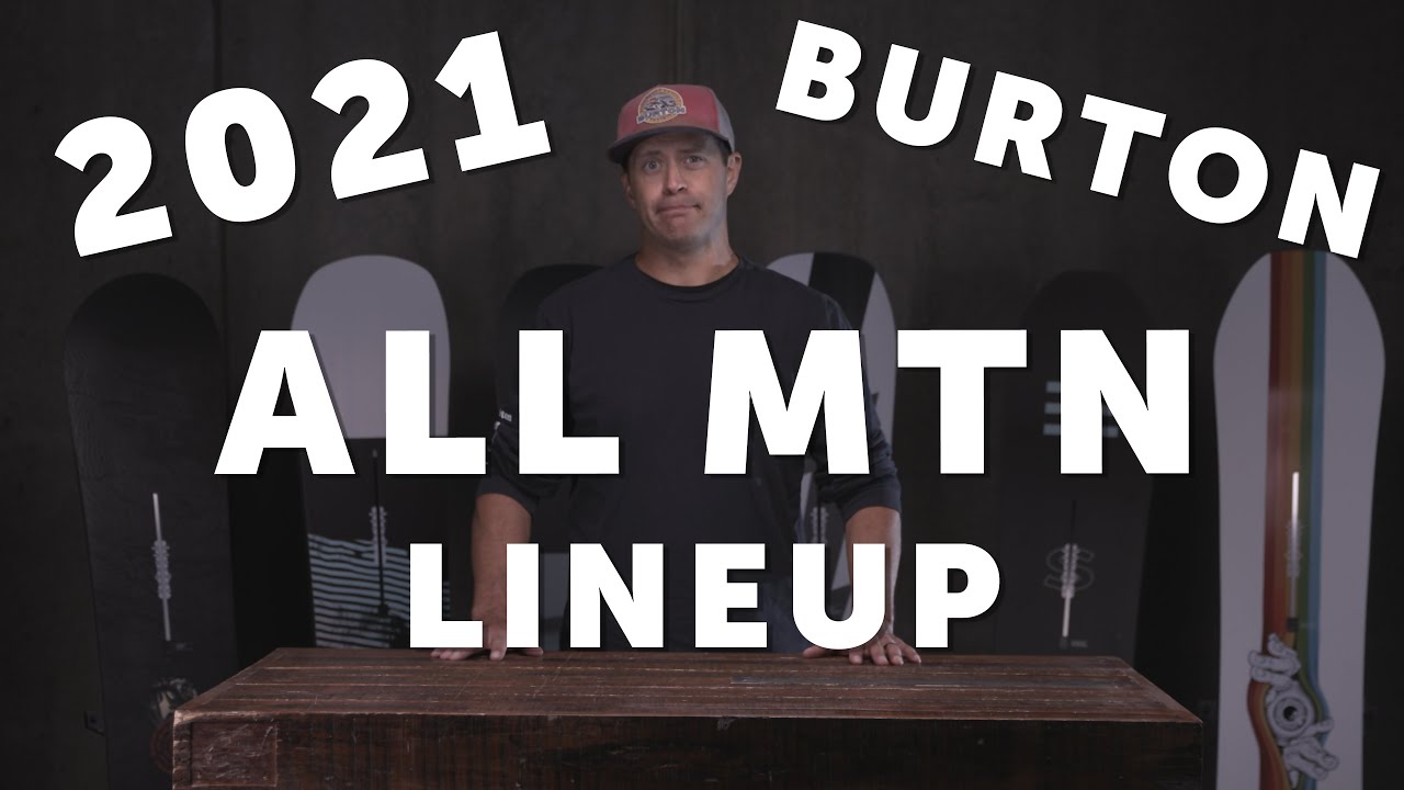 2021 Burton All Mountain Snowboard Lineup - YouTube