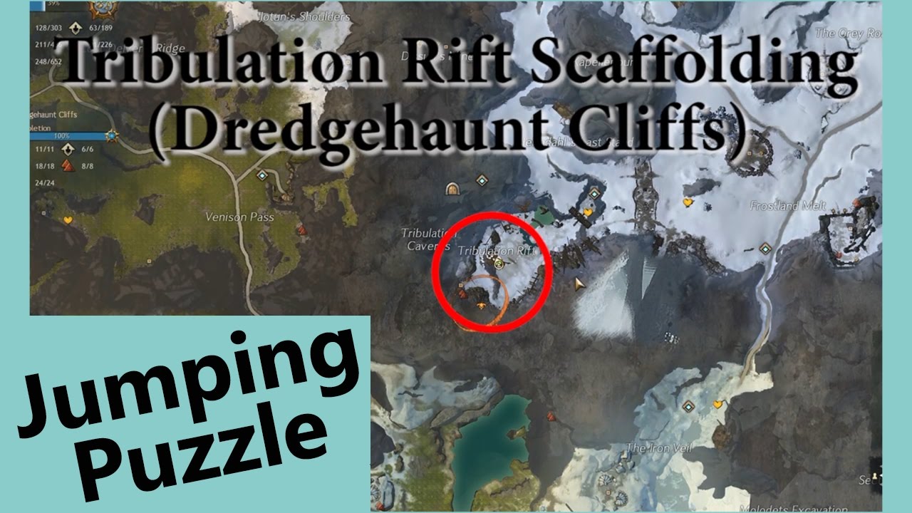 caravan Corporation Recently Tribulation Rift Scaffolding - Jumping Puzzle - Dredgehaunt Cliffs | Guild  Wars 2 - YouTube