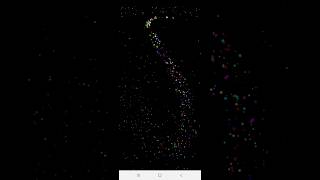 Dynamic particle | python programming | pygame @CODINGVODING