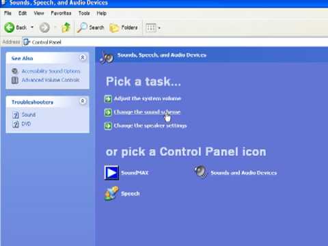 ხმის გამორთვა ვინდოუსზე