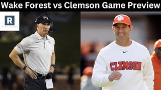 Wake Forest vs Clemson Game Preview | College Football Game Predictions