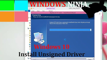 Windows 10 - Install Unsigned Driver