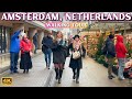 Amsterdam city walking tour  netherlands winter walk 4k60fpsr
