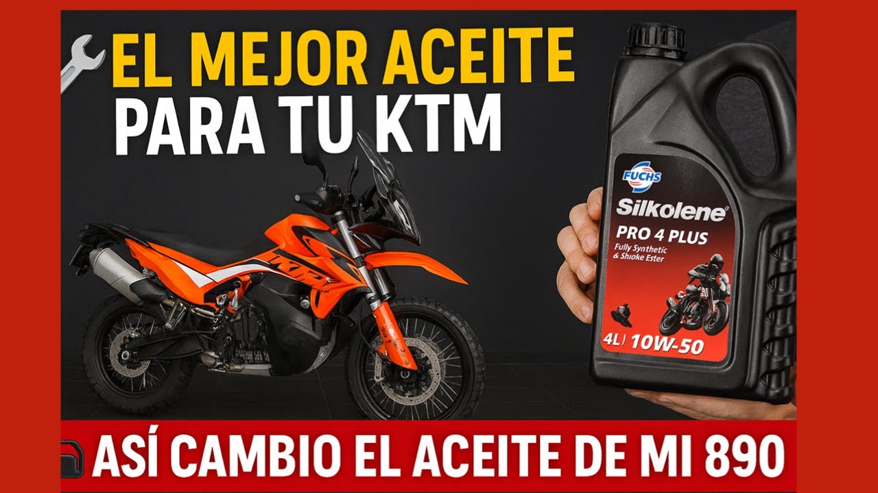 Cambio de aceite KTM 890 – Por qué elegí Silkolene Pro 4 Plus